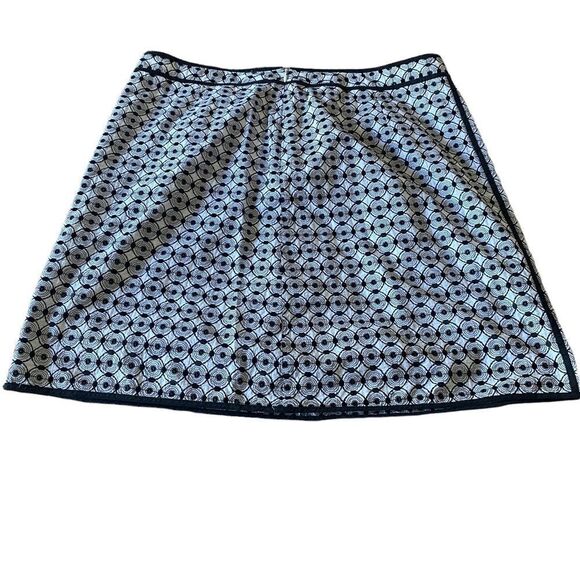 Talbot A-line Black/White Circle Design Sz 16 - Picture 2 of 7